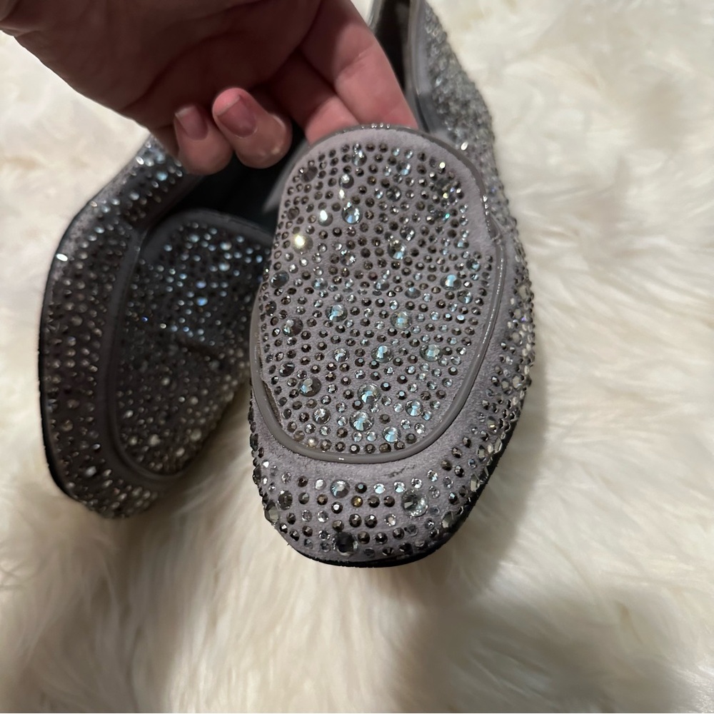 Nwot‎ Donald J. Pliner Helen Sparkle Studded Loafers - Picture 5 of 10